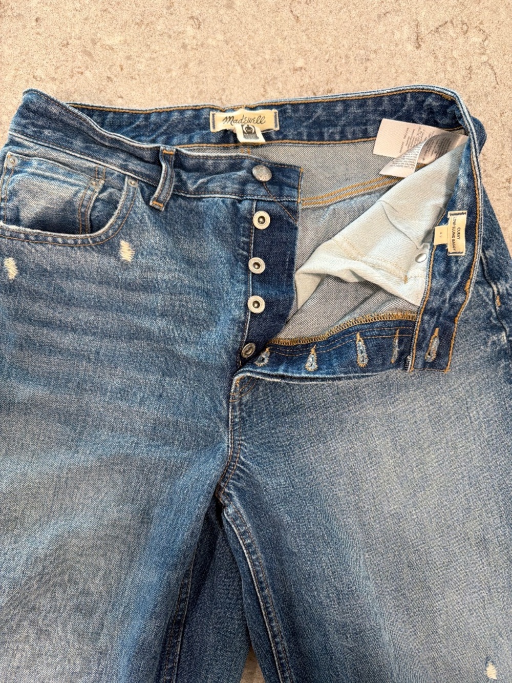 Madewell medium wash jeans